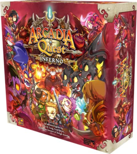 CMON Arcadia Quest Inferno Brettspiel