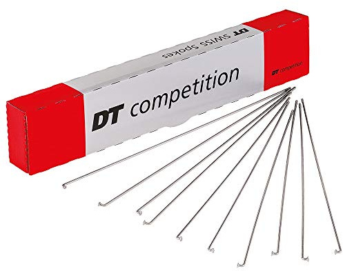 DT SWISS AG Unisex – Erwachsene Speichen-2210128801 Speichen, Silber, 2.0x1.8x2.0x288mm