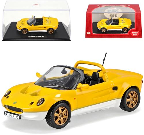 MAXI CAR Lotus Elise 49 Gelb Mark i 1. Generation 1/43 Modell Auto Modellauto Sonderangebot
