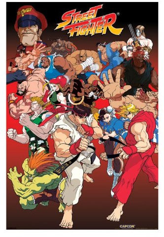 Street Fighter – Anime – 61 x 91.5 cm zeigt/Poster