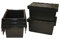 The Hill Company 5 New Lge Black Removal Storage Crate Box Container 80L