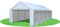 Stabilezelte Partyzelt 4x10 m Modular Pro PE 240 g/m² wasserdicht inkl. Seiten Festzelt Gartenzelt Weiss