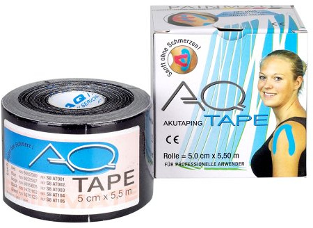 Servoprax S8 AT104 Aq Tape (5 cm x 5.5 m), Schwarz