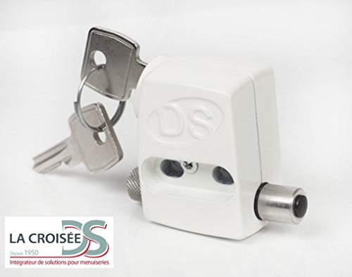 Verrou de baie vitrée SEMI AUTO Blanc