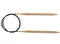 KnitPro K35380 Rundstricknadel, Birkenholz, Braun, 80cm x 3mm
