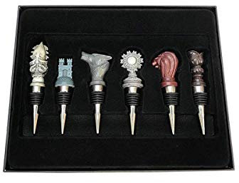 Factory Entertainment Game of Thrones - Set 6 Bouchons de Bouteille Armoiries