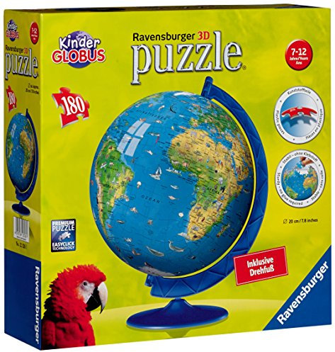 Ravensburger - 12326 1 – 3D-Puzzle – XXL Kinder der Erde – 180 Teile