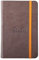 Rhodia 118623C Rhodiarama Book (A6 Notizbuch mit Gummizug, blanko, 96 Blatt) 1 Stück braun