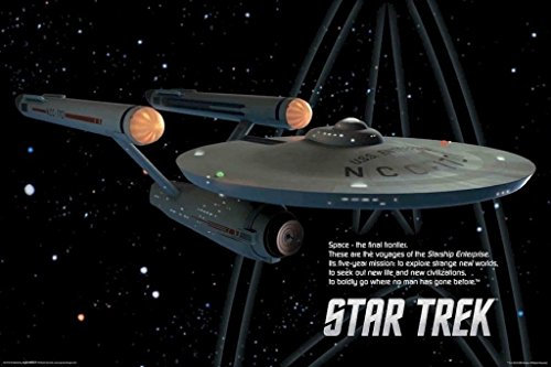AQUARIUS Star Trek Ship Poster