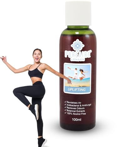 PureAire Essential Oil Blend Uplifting 100ml Essential Oils for Diffusers for Home Aroma Essence for Diffusers Air Purifiers Aromatherapy Relaxation Botanical Extracts Water Soluble Fragrance Fresh