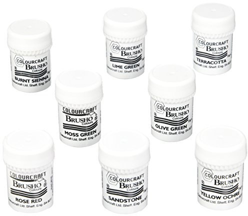 Brusho by Colourcraft, BRU85358, Deko-Kristall-Farbset, mit 8 Farben