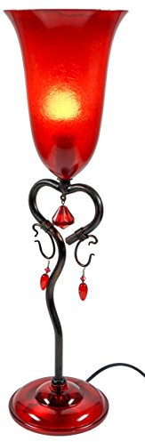 GURU SHOP Tischleuchte Kokopelli - Valentina Lamp H1058, 56x15x15 cm