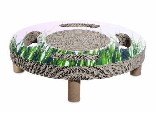 Catit 52415 Kratzbrett für Katzen mit Katzenminze Grasmuster