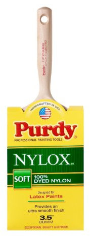 Purdy 144228235 Nylox Series Mode Flat Trim Paint Brush, 3-1/2 inch