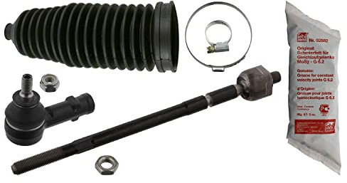 febi bilstein 38980 Spurstange mit Endstück, Manschette und Anbaumaterial, 1 Stück | Kompatibel mit: CITROËN EVASION Großraumlimousine, JUMPY I, JUMPY I Kasten, JUMPY I Pritsche/Fahrgestell, FIAT SCUDO Bus