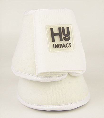 Hufschuhe 1951P aus Neopren von HyImpact, robuster und haltbarer Hufschutz für Ponys und andere Pferde, praktisch und ideal für den täglichen Gebrauch, paarweise zum Verkauf, weiß