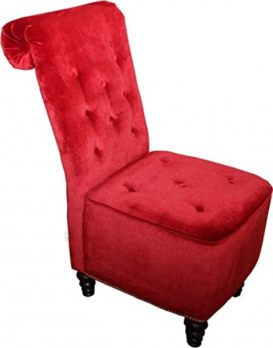 Casa Padrino Designer Chesterfield Esszimmer Stuhl Bordeaux Rot/Braun Barock