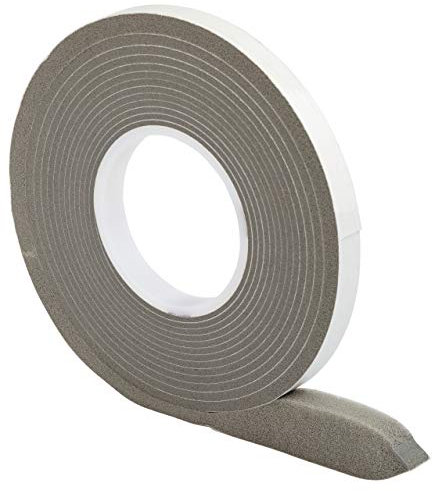 Joint d'Étanchéité en Bande Comprimée 15/3 │ anthracite │ 1 pièce │ Longueur: 10 m │ Largeur du Rouleau: 15 mm, Largeur du Joint: 3-15 mm │ Ruban d'Étanchéité du Joint │ Ruban de Compression