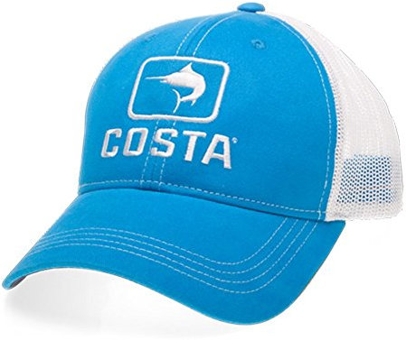 Costa Del Mar Marlin Trucker Mütze, Blau/Weiß, Größe XL