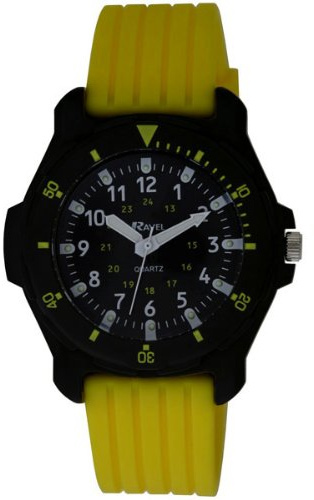 RAVEL Jungen-Armbanduhr Action Sports Analog Silikon gelb R1534.09