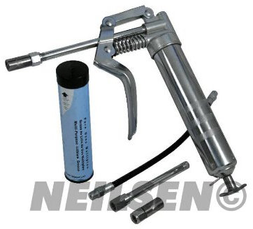 120gm/120CC Pistol Grip Grease Gun Set with Accessories Cartridge Flexible Hose KIT