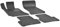 WALSER DirtGuard Gummi Fussmatten Auto für Mercedes-Benz C-Klasse (W204/S204) 2007-2015, 100% passgenaue Auto Fußmatten, robuste Universal Fußmatte Auto