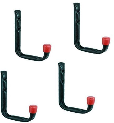 DEKTON 4 x Wall Mounted Storage Hooks, Steps Ladders Hoses Tools Garden Shed