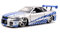 Jada Toys Fast & Furious Brian's 2002 Nissan Skyline GTR-R R34, Auto, Spielzeugauto aus Die-cast, öffnende Türen, Kofferraum & Motorhaube, Maßstab 1:24, Silber