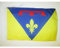 AZ FLAG - Drapeau Bouches du Rhône - 45x30 cm - Pavillon Département Français - Paca 100% Polyester Avec Deux Cordelettes - 20g