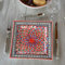 Assiette carrée Bakir rouge - L 24 cm