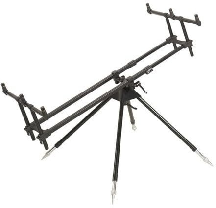 Anaconda Unisex – Erwachsene X-Covery hochwertiges Rod Pod für DREI Ruten, Silber, 3