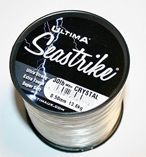 Ultima - Bobina di Filo da Pesca da Uomo Seastrike Sterk, 115 g, Uomo, Trasparente, 0.50mm - 30.0lb/13.6kg