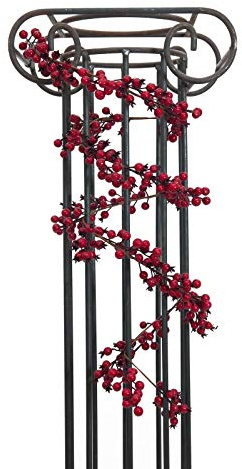 EUROPALMS Beerengirlande rot 180cm | Beerengirlande mit roten Beeren