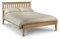 Julian Bowen Salerno Shaker Bed, Wood, Solid Oak, Double