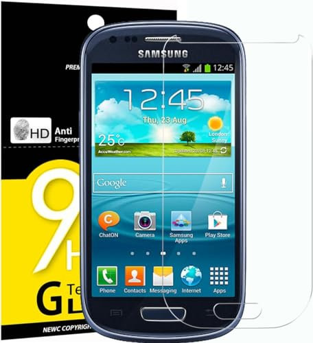 NEW'C 3 Stück für Samsung Galaxy S3 Mini für Panzerglas, Frei von Kratzern, 9H Härte, HD Displayschutzfolie, 0.33mm Ultra-klar, Ultrabeständig