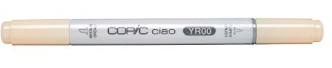 COPIC Ciao Marker Typ YR - 00, Powder Pink, vielseitiger Layoutmarker, mit einer mittelbreiten und einer Brush-Spitze