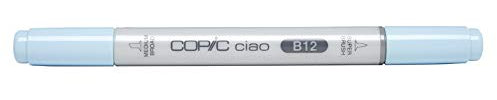 COPIC Ciao Marker Typ B - 12, Ice Blue, vielseitiger Layoutmarker, mit einer mittelbreiten und einer Brush-Spitze