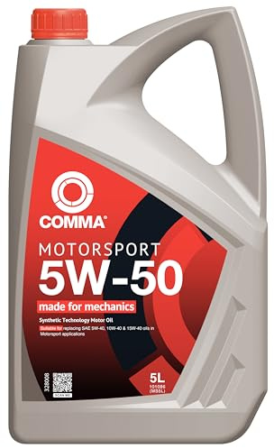 COMMA Motoröl 5W-50 Vollsynthetiköl Motor Öl Motorsport 5L