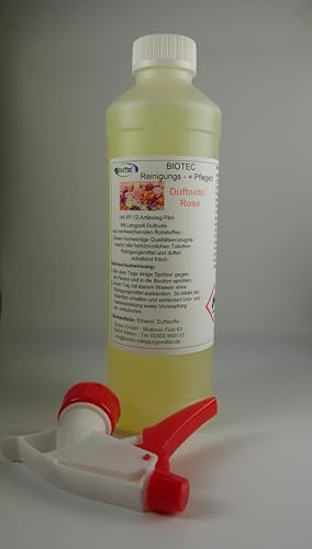 Biotec WC Reinigungs- und Pflegeöl Rose + Sprühkopf 500ml