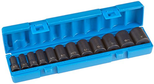 Grey Pneumatic (1202SD) 3/8 Drive 12-Piece 12-Point Semi-Deep Socket Set