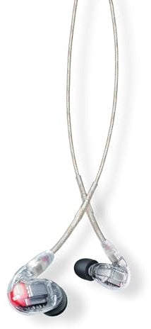 Shure SE846-CL Professionellen Ohrhörer mit Sound-Isolating-Design, Vier High-Definition-MicroDrivern und transparentem Kabel mit 3,5-mm-Klinken für definierte Höhen und echte Subwoofer-Leistung
