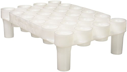 FASTFERMENT FRBB-24 FastRack Beer Bottle Drying Rack, Food Grade BPA Free HDPE Plastics, White