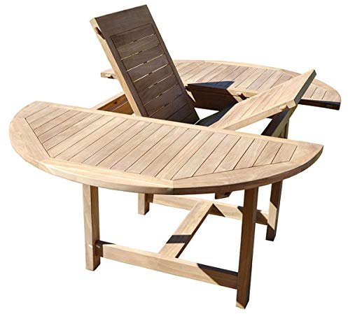 Ausziehtisch teak 120/170x120