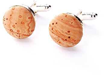Biosughero - Manschettenknöpfe aus Kork, beige, Einheitsgröße