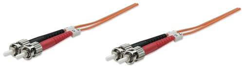 INTELLINET NETWORK SOLUTIONS ST/ST OM1 Multimode Fiber Patch Cable, 7 Ft