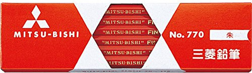 Hexagonal pencil 770 K770 through Mitsubishi Pencil Co., Ltd. Zhu (japan import)