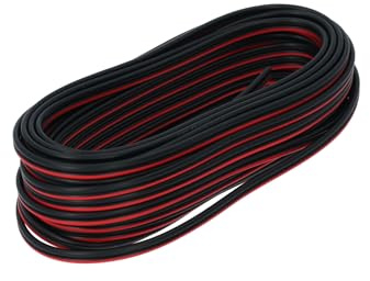 Carpoint 0810598 Speaker Cable 2 x 0.75 mm 10m Black / Red