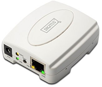 Digitus DN13003 Print Server USB 1 Porta - Connettore Rj45 Femmina e USB A Femmina
