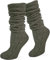 Leinen Socken Kniebundstrumpf Trachtensocken Farbe Loden lang Größe 39/42