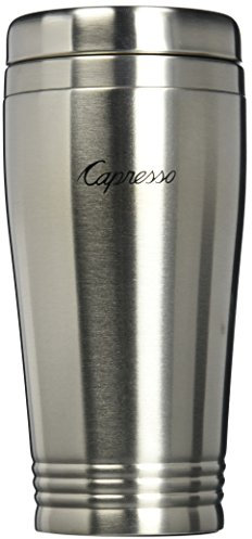 Capresso Insulated Travel Mug, Stainless Steel